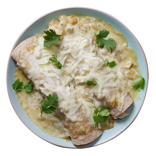 Green Chili Chicken Enchiladas