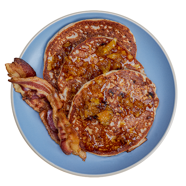 Blueberry Protein Pancakes