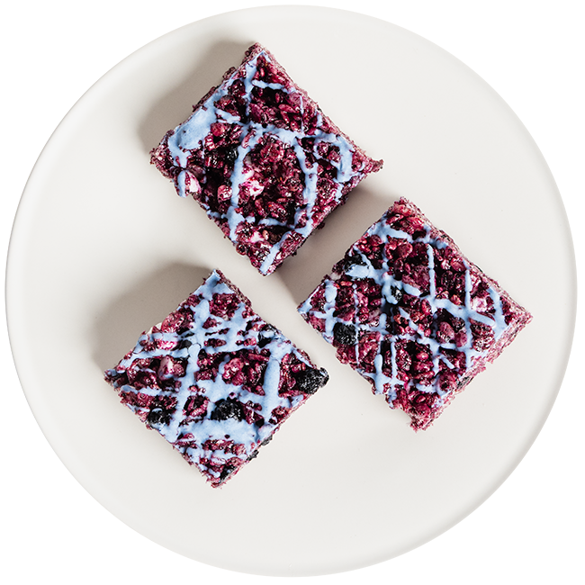 Blueberry Lemon Rice Crispy
