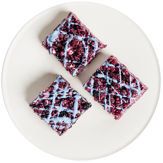 Blueberry Lemon Rice Crispy